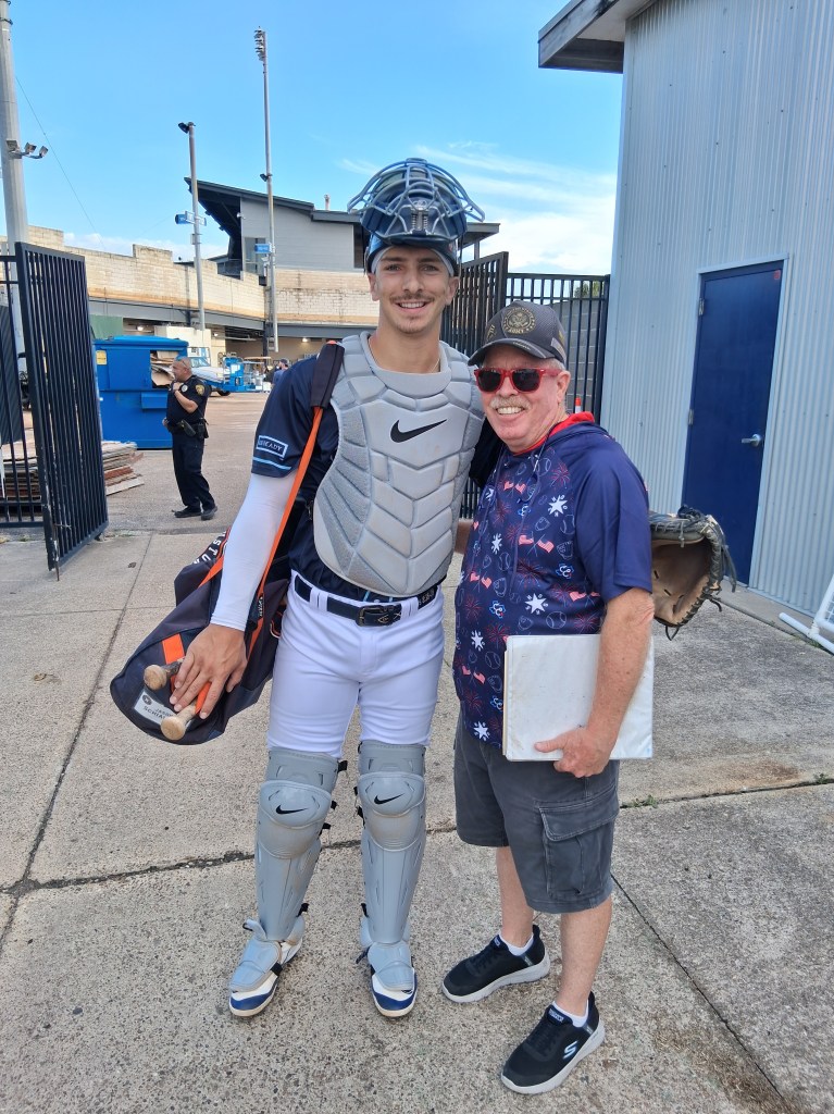 Jason Schiavone with me before Sunday's Game